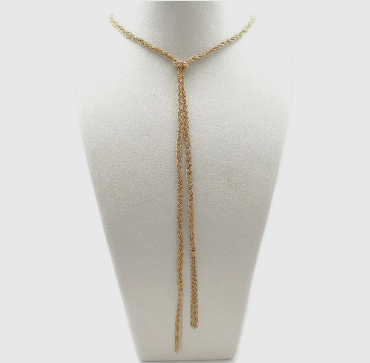 18K Gold Plated Braided Wrap