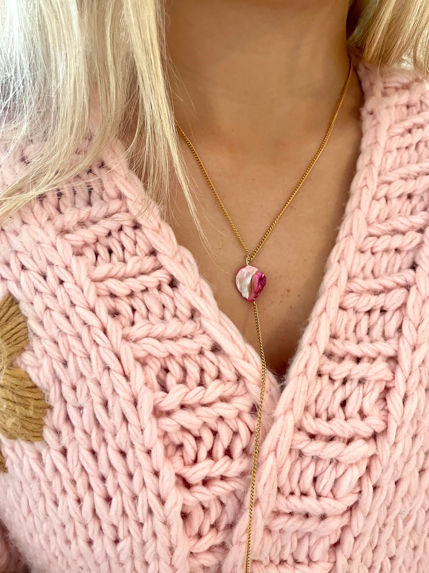 Blushing Pearl Necklace
