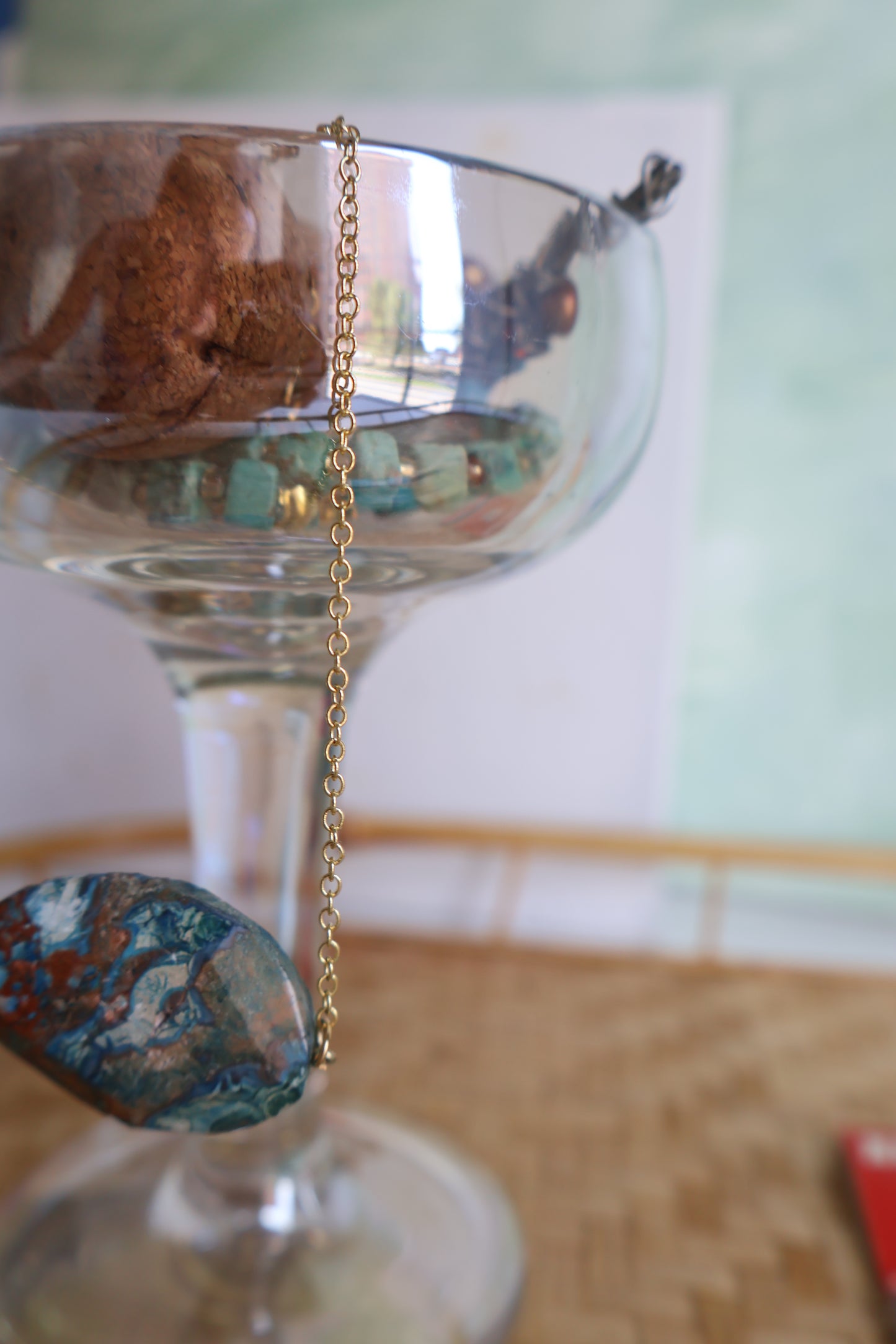 18K Gold Plated | Ocean Orb Necklace