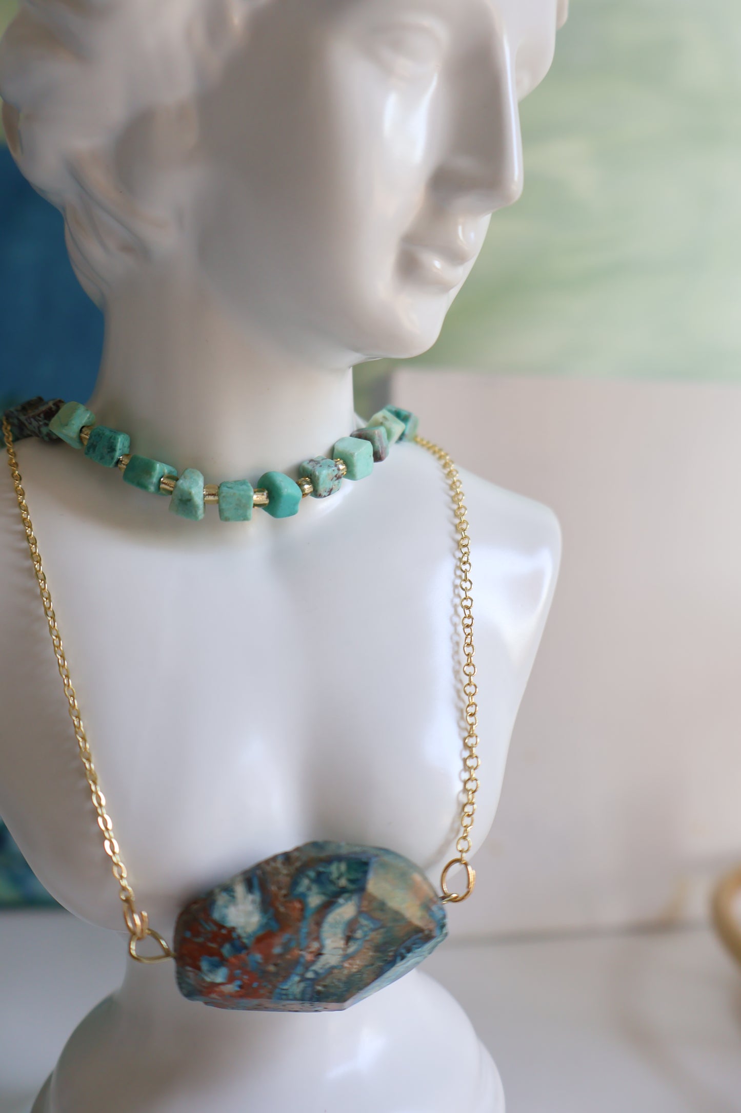18K Gold Plated | Ocean Orb Necklace