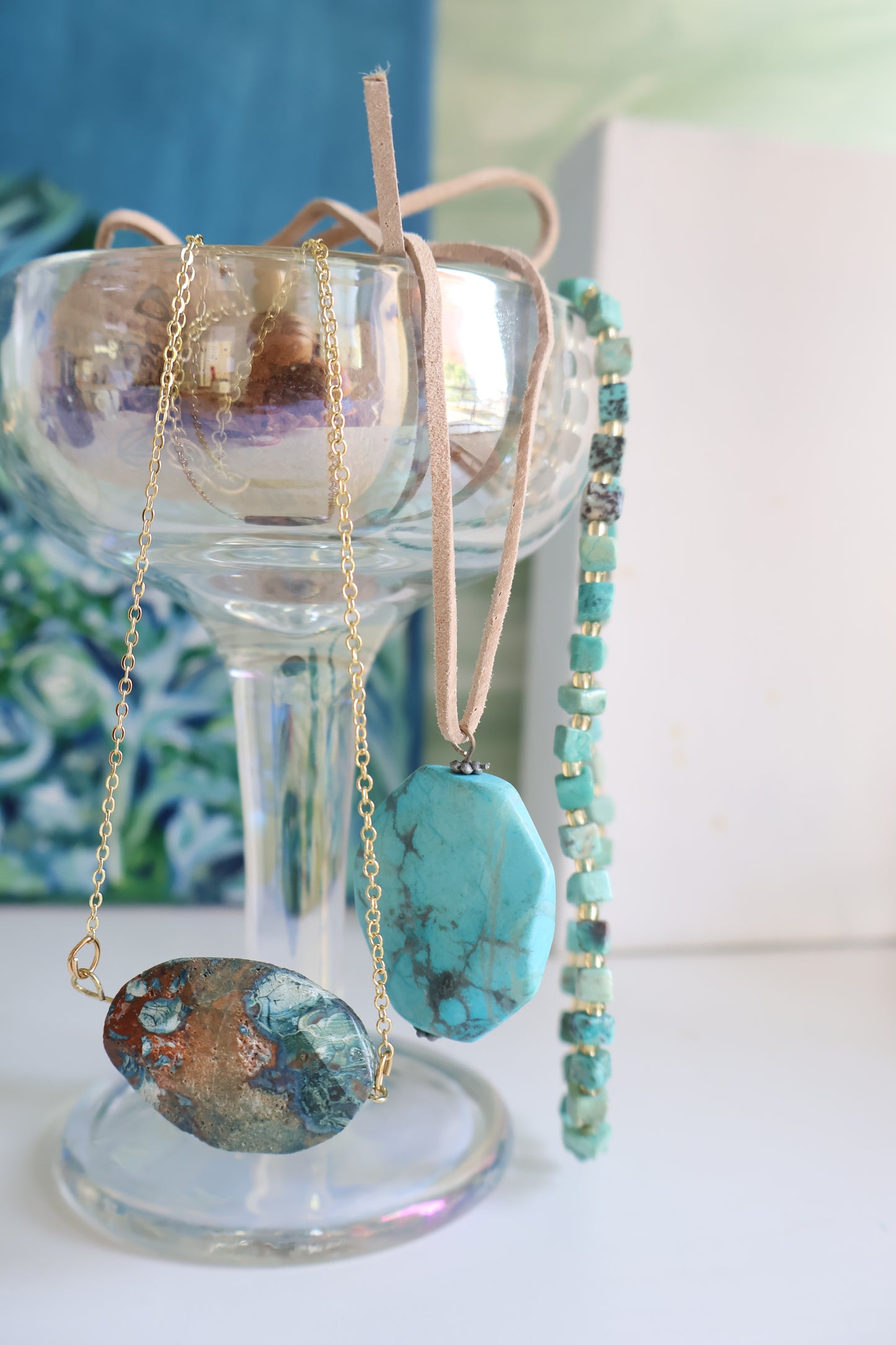 18K Gold Plated | Ocean Orb Necklace