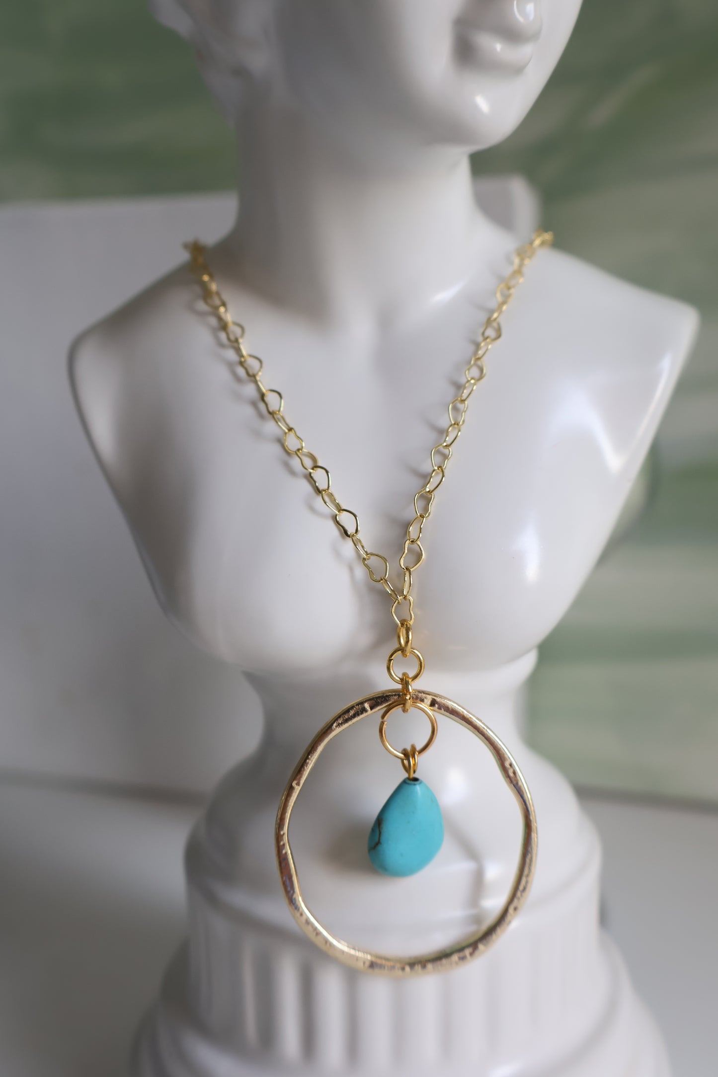 18K Gold Plated | Turquoise Spur Necklace