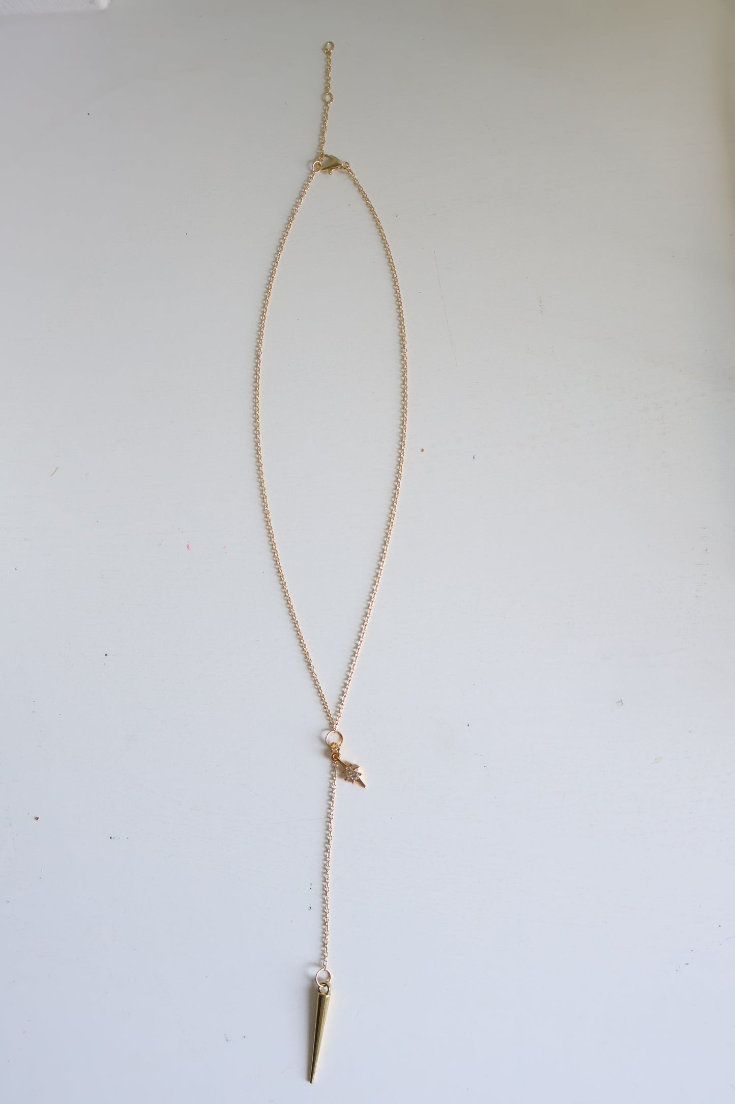 18K Gold Plated | Star Trail Lariat Necklace
