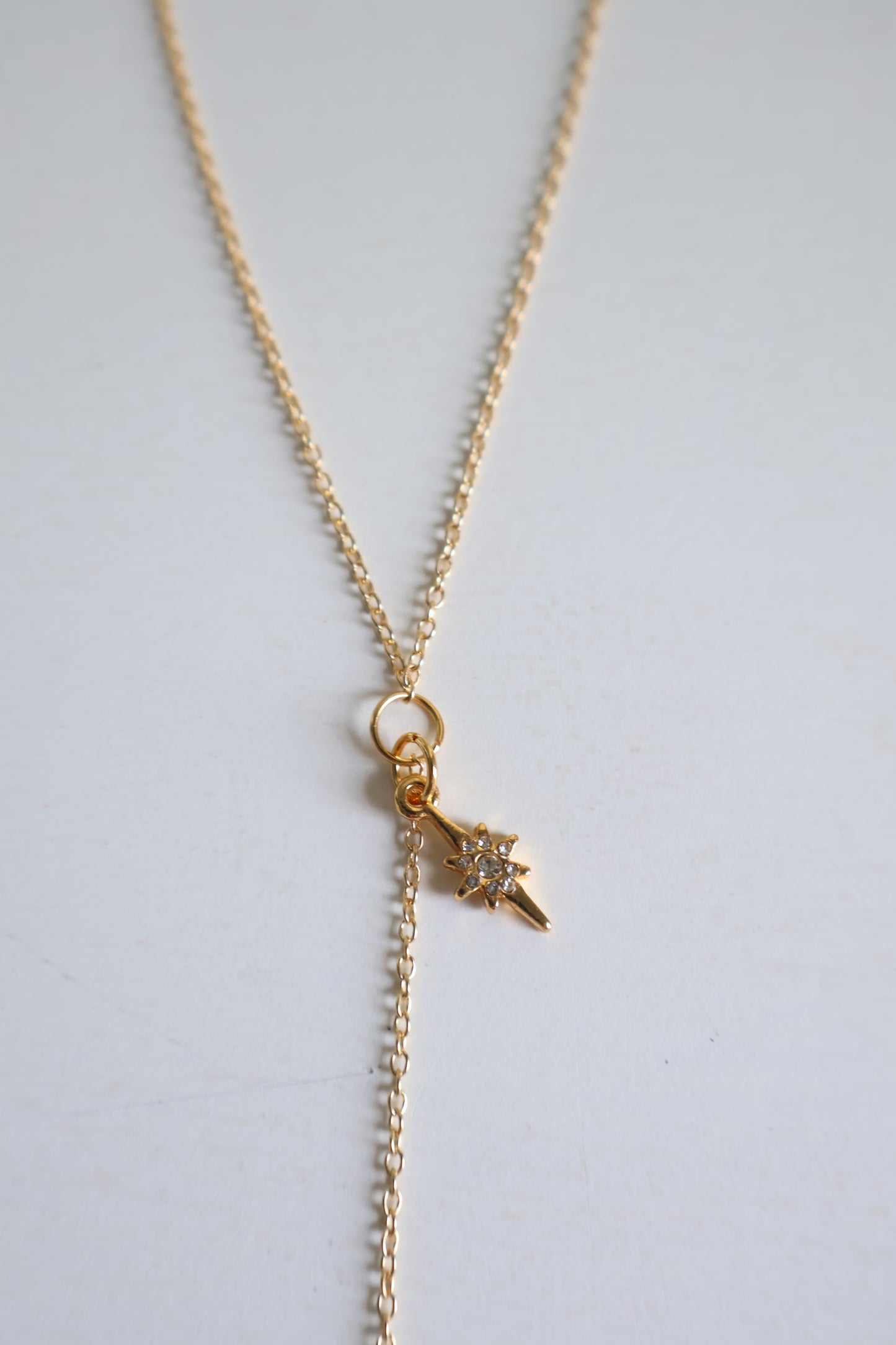 18K Gold Plated | Star Trail Lariat Necklace