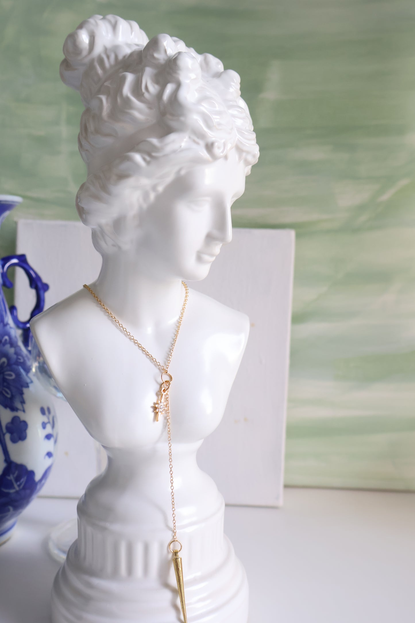 18K Gold Plated | Star Trail Lariat Necklace
