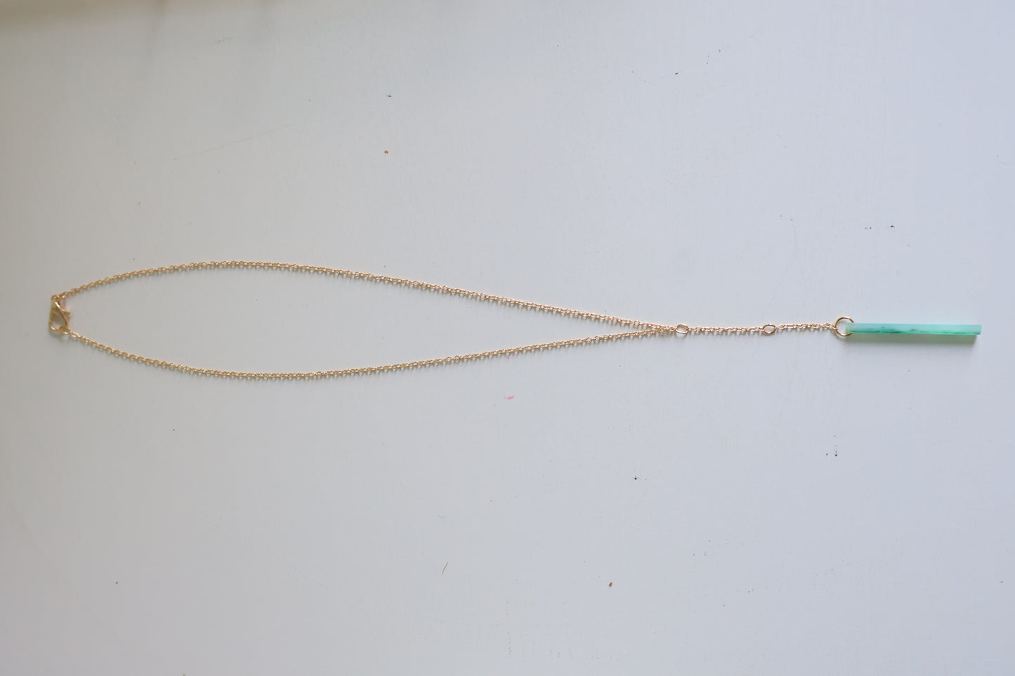 18K Gold Plated | Crystal Seafoam Necklace