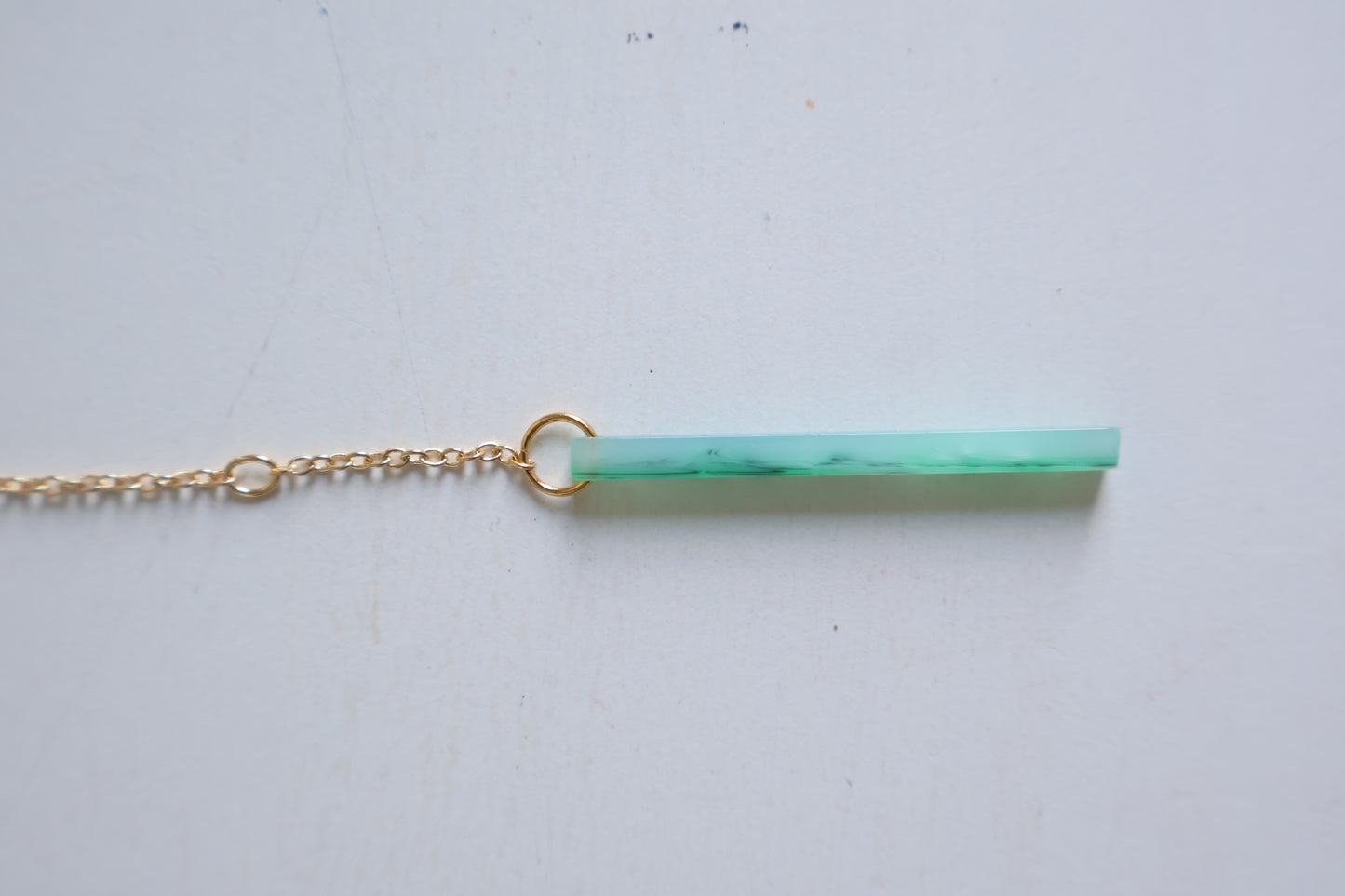 18K Gold Plated | Crystal Seafoam Necklace