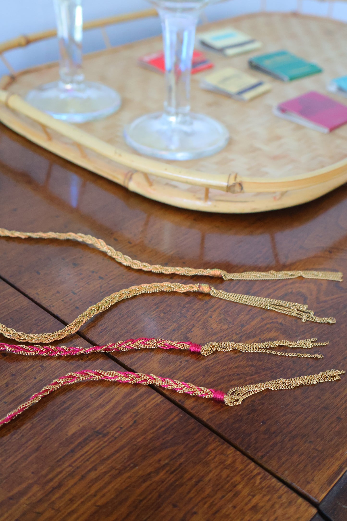 18K Gold Plated Braided Wrap
