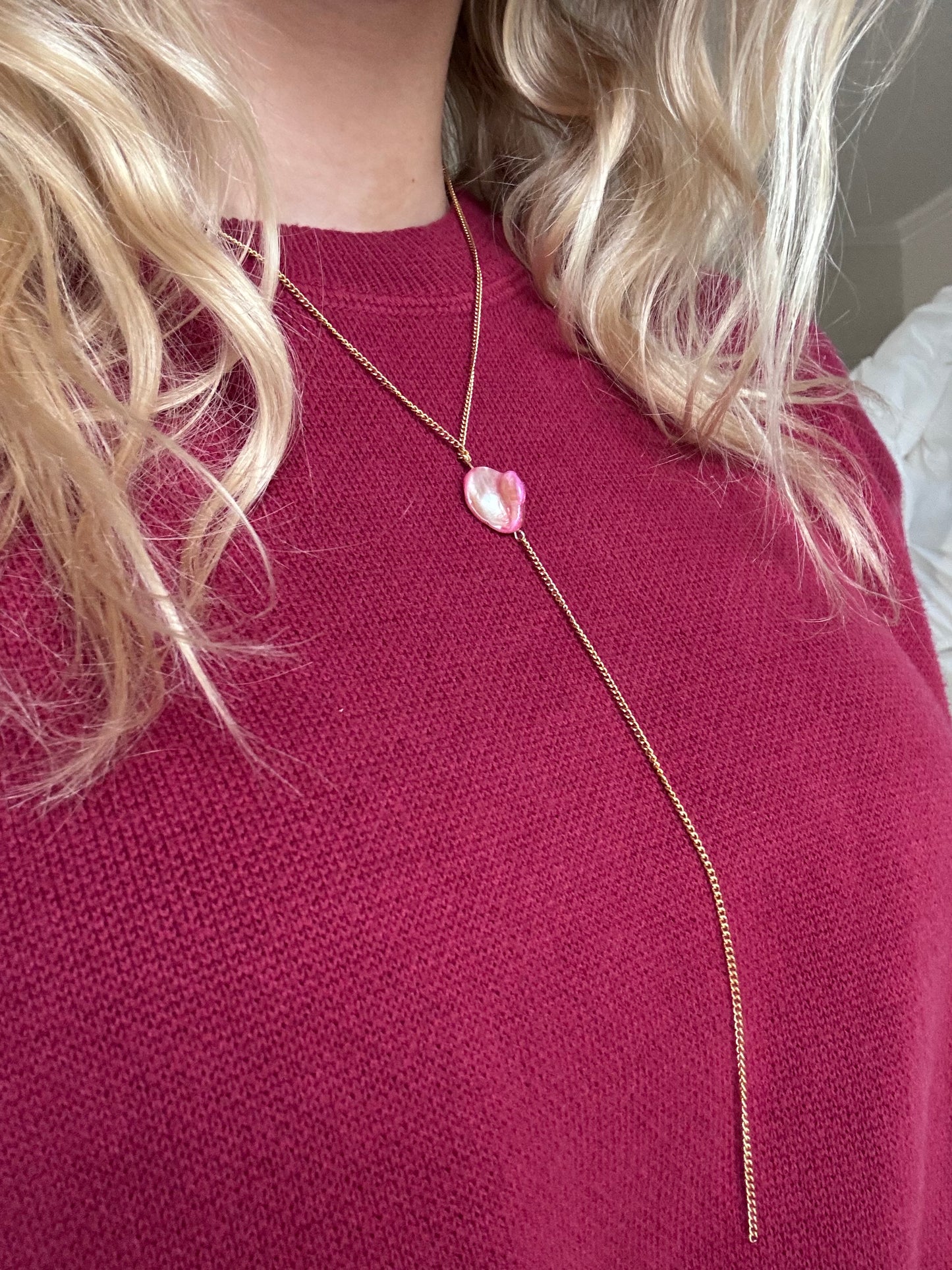 Blushing Pearl Necklace