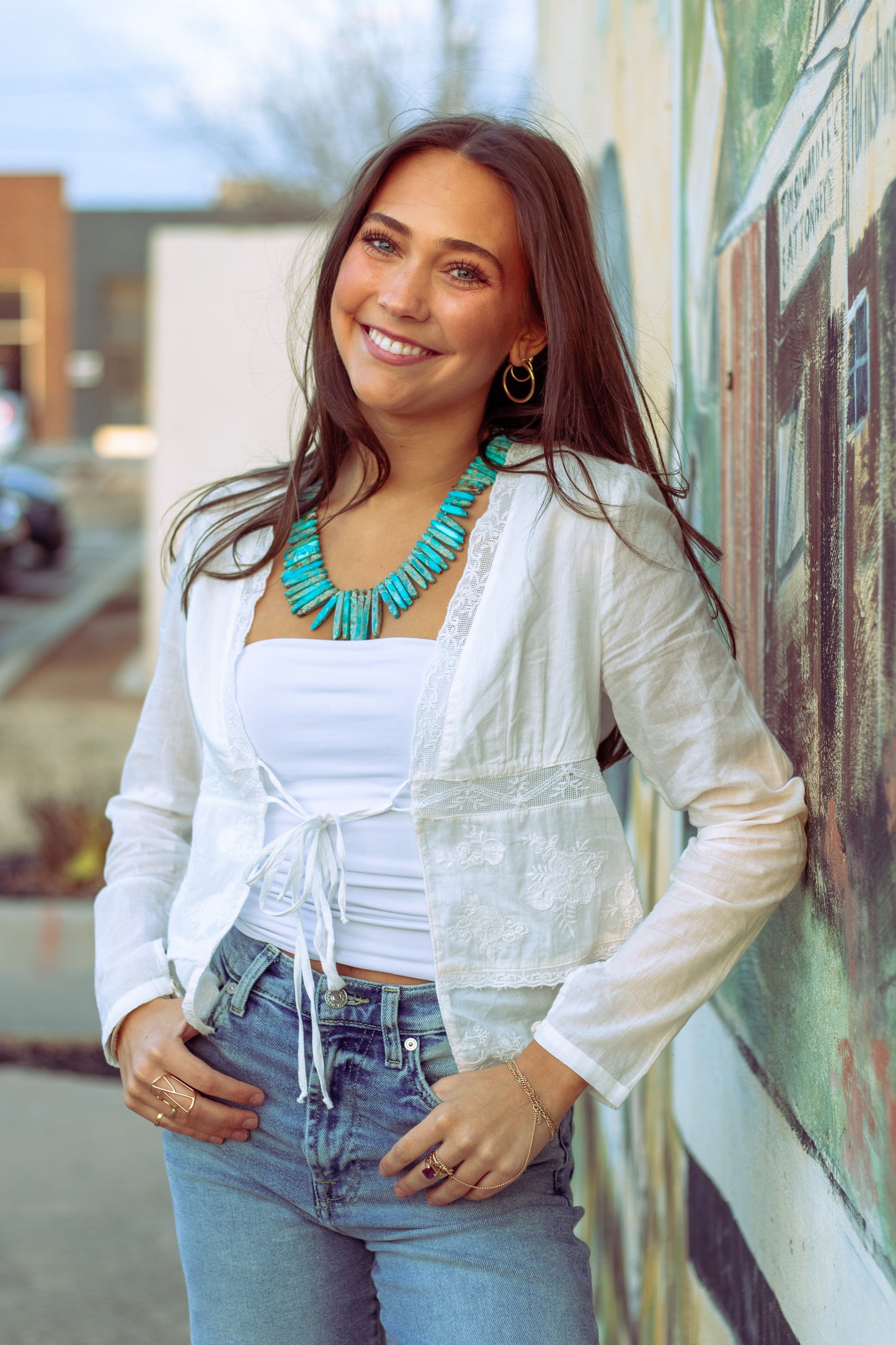 Cactus Blue Necklace