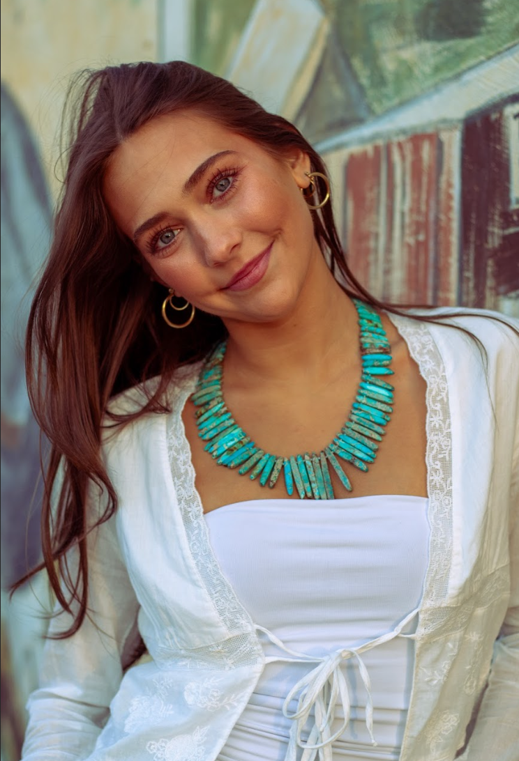 Cactus Blue Necklace