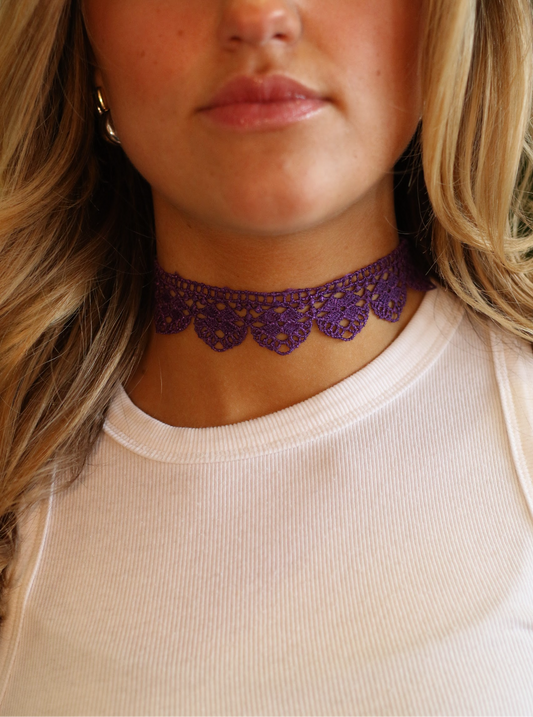 Purple Mirage Choker