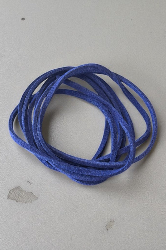 Blue Leather Wrap