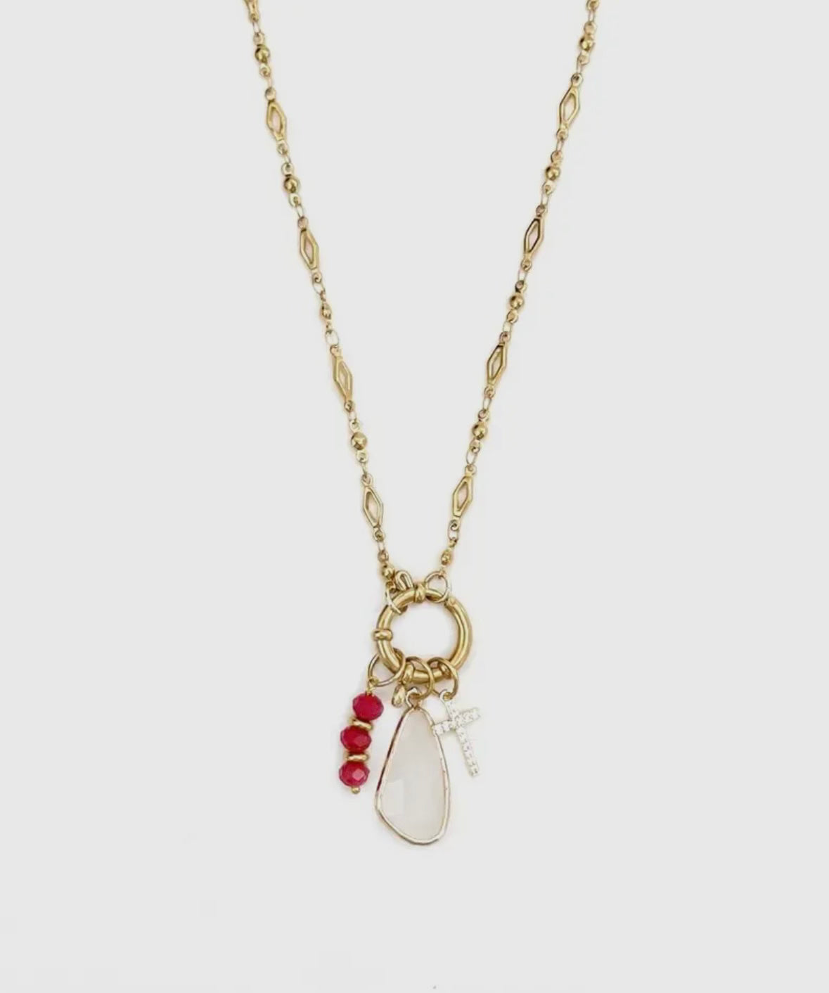 Noel Holiday Charm Necklace