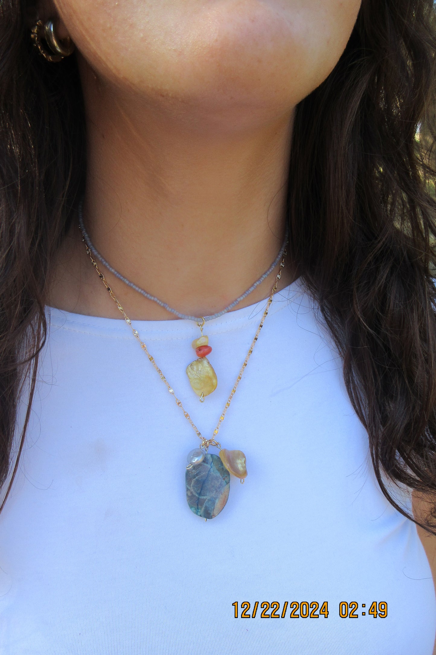 Blue Citrine Necklace