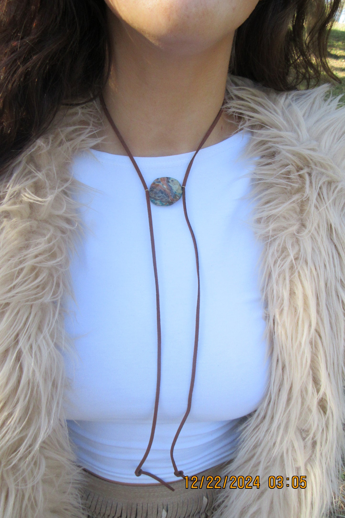 Sienna Sky Adjustable Leather Necklace