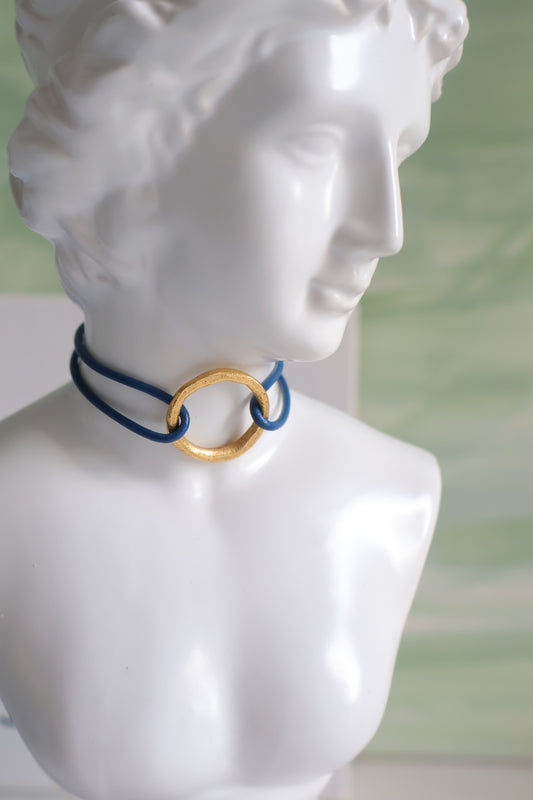 Blue Magnolia Choker