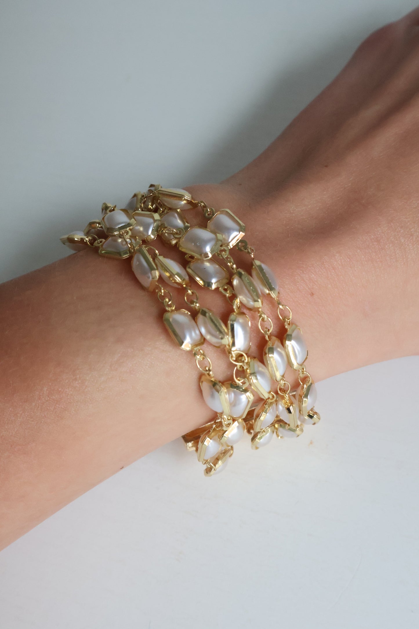 The Pearl District Bracelet | 18K Gold Plated