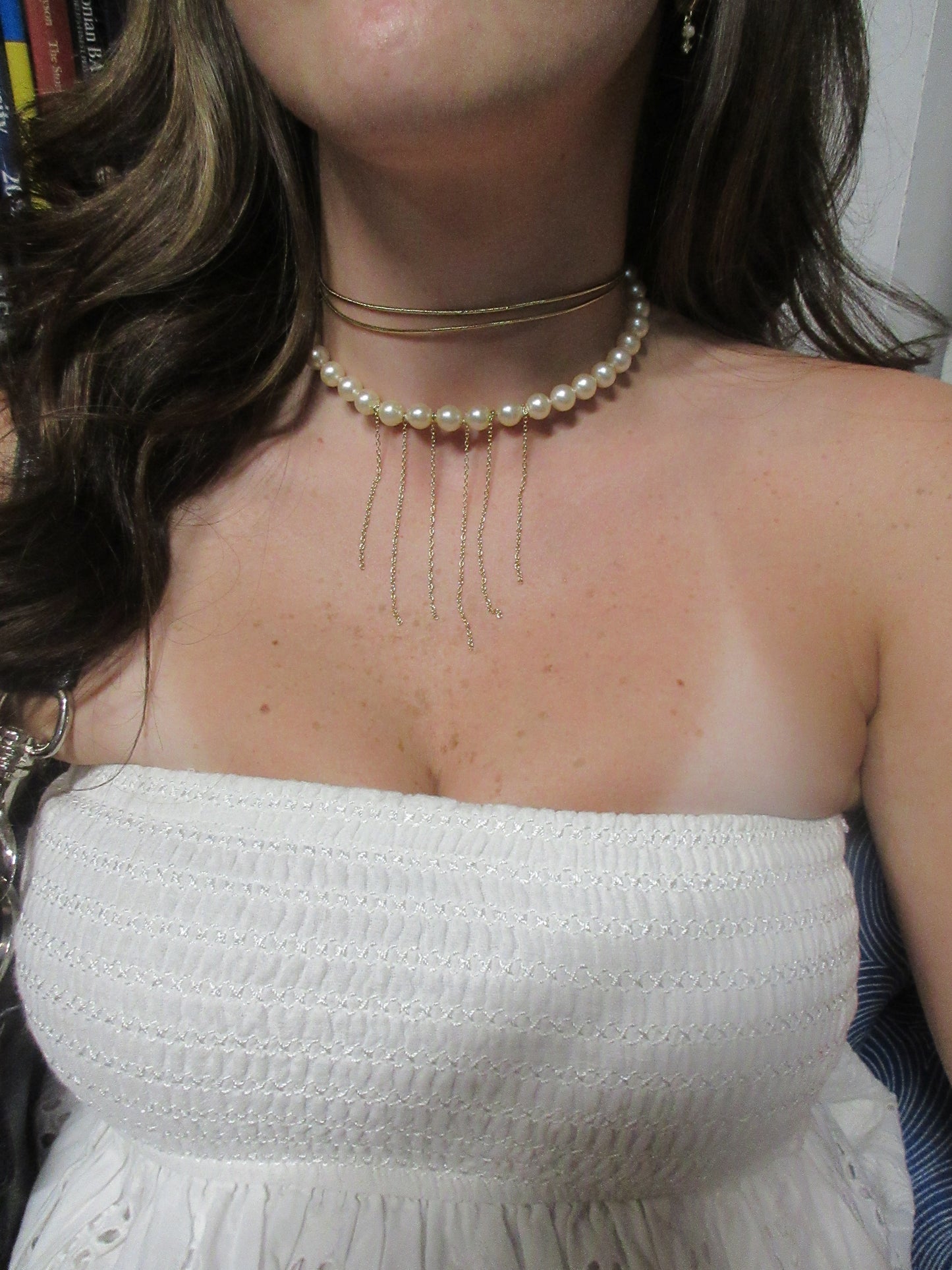 Pearl Drape Choker